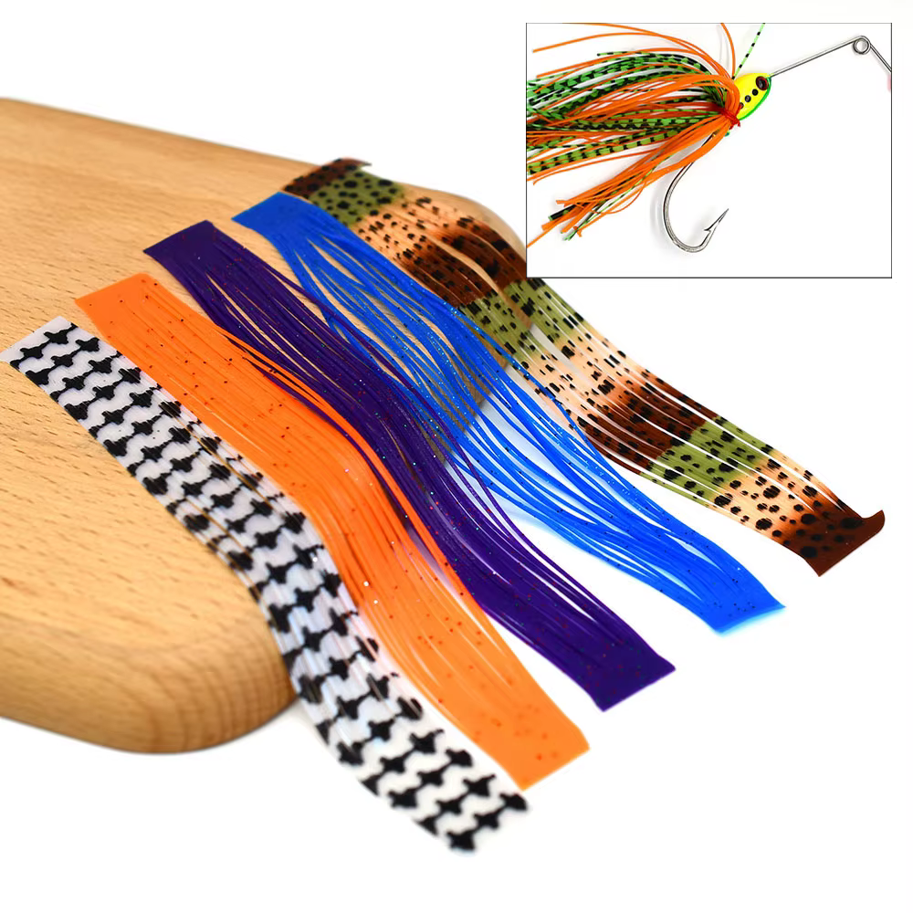 MNFT Señuelo silicona falda multicolor – Plantillas artesanales - imagen 4