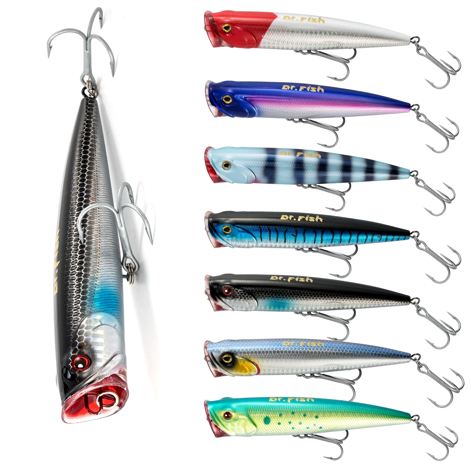 GT Popper de Superficie para Lubina y Atun en Mar - Accion Explosiva - imagen 3