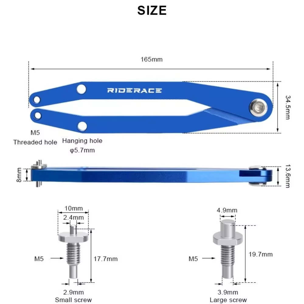Llave de bicicleta ajustable de aluminio – Doble cabezal para pasador de rueda libre - imagen 5