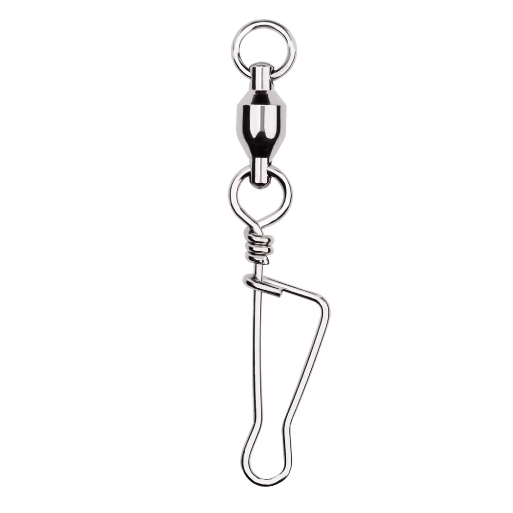 Giratori T Snap de acero inoxidable para pesca