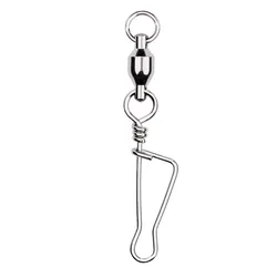Giratori T Snap de acero inoxidable para pesca