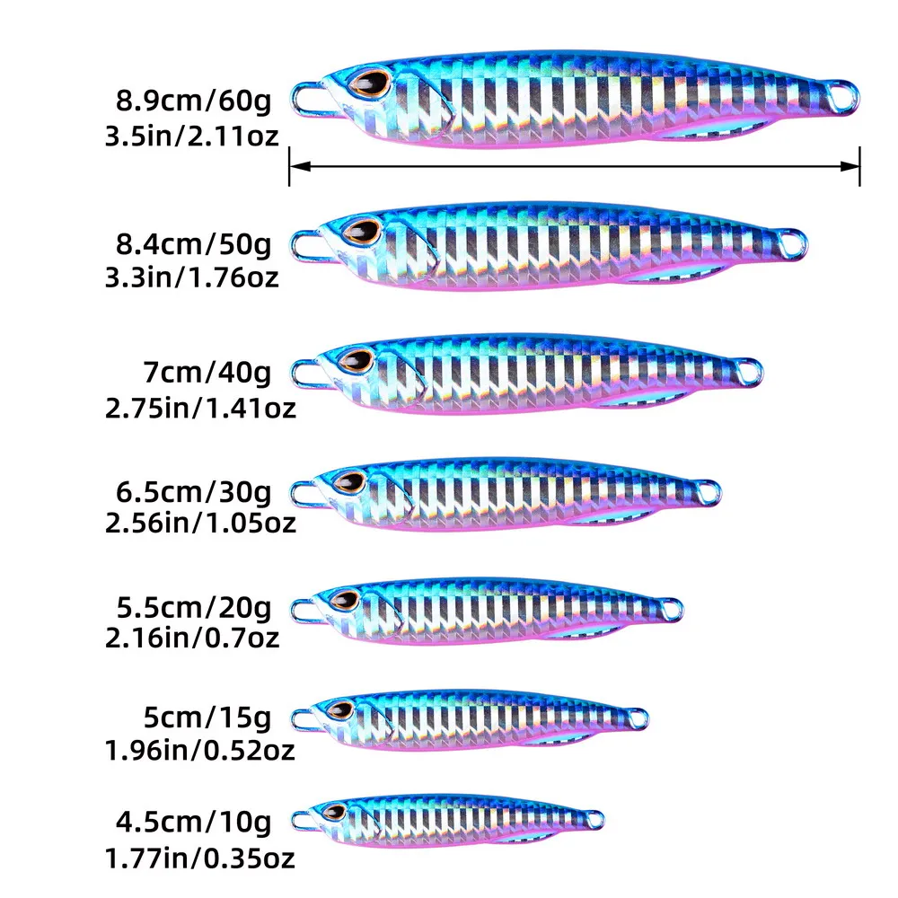 Detalle del acabado y anzuelo de los jigs AOrace