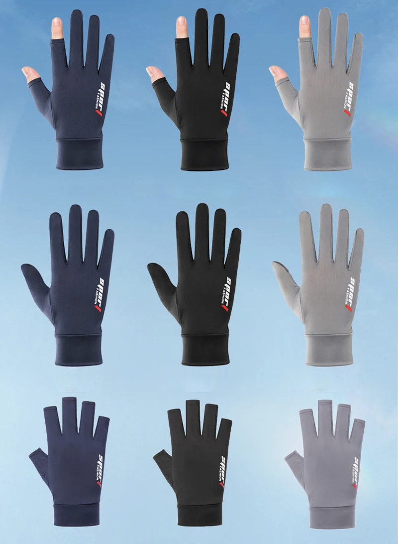 Guantes de pesca con 2 dedos – Impermeables y cortavientos, forro terciopelo - imagen 5