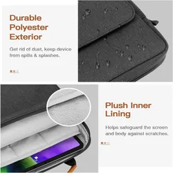 Funda protectora para tableta universal con correa de mano oculta