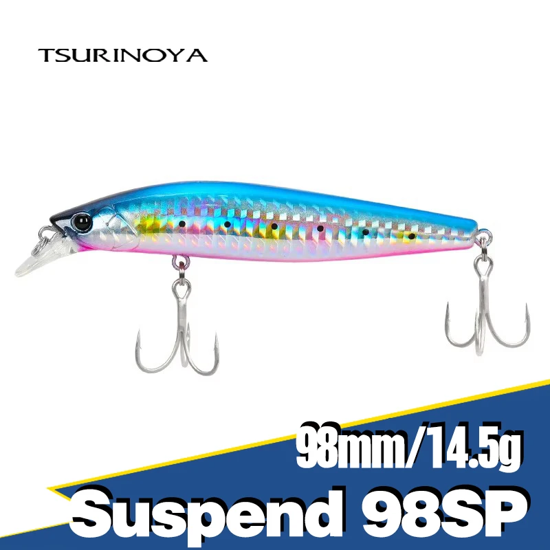 Señuelo TSURINOYA STINGER 98SP Jerkbait suspendido - imagen 4