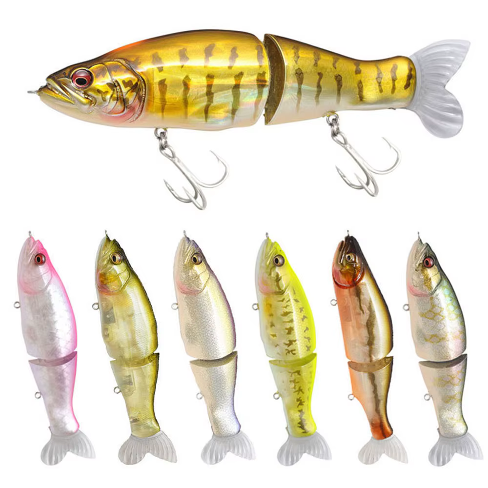 Señuelos Glidebait Articulados 135mm 28g para Lubina y Lucio - imagen 2