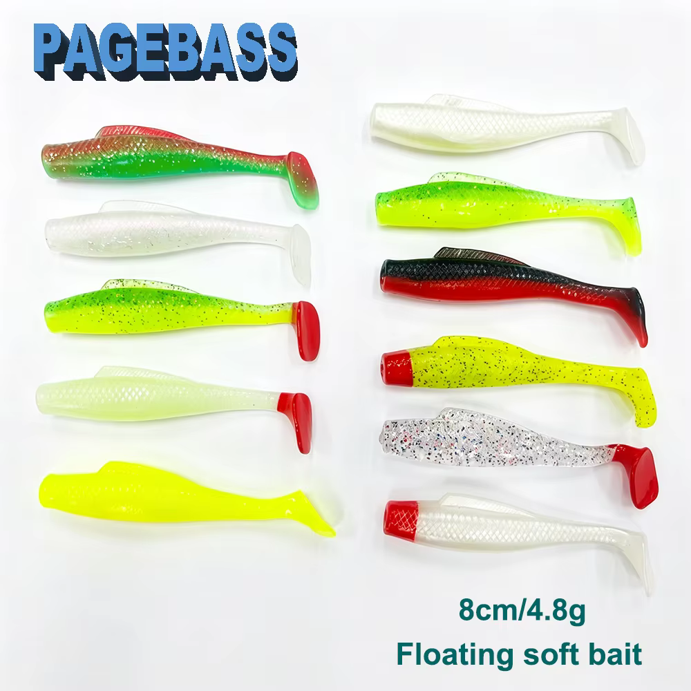 Señuelos de vinilo flotante Pagebass para lubina y trucha - imagen 5