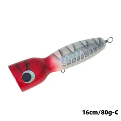 Señuelo Pencil Popper de madera multicolor para agua salada