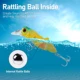 Señuelo crankbait topwater saltamontes insecto con triple gancho - imagen 2