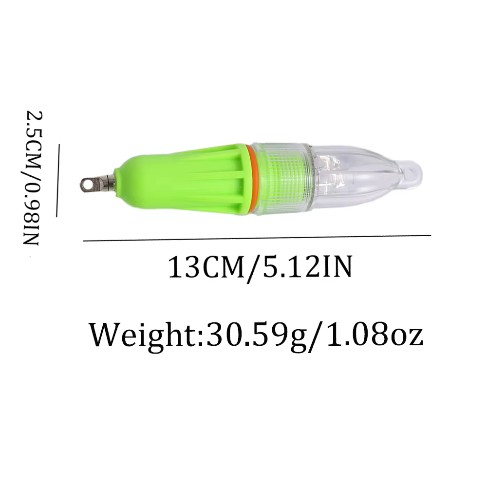 Señuelo LED 13 cm para pesca nocturna impermeable - imagen 3