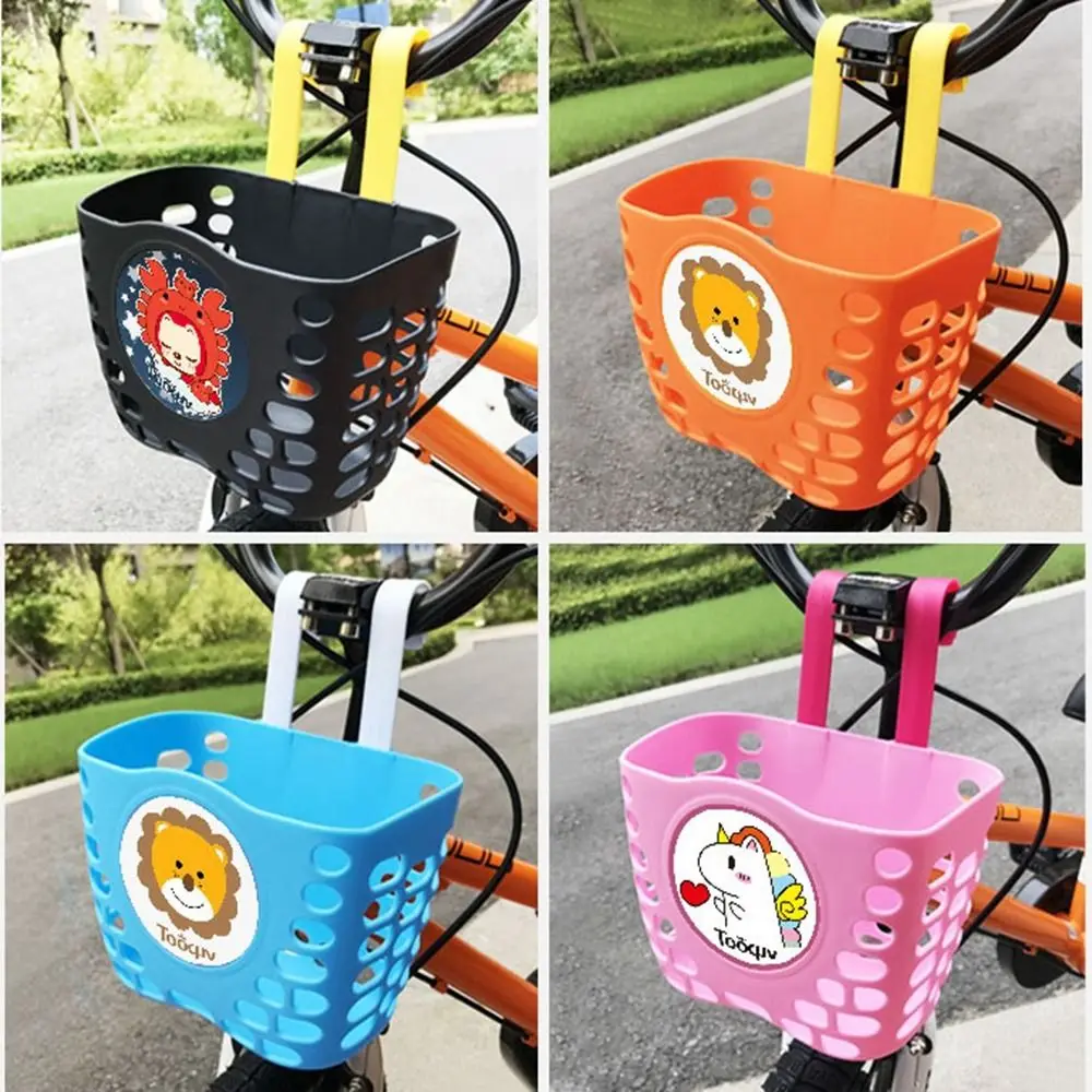 Cesta Multicolor Infantil para Manillar de Patinete – Dibujos Animados - imagen 4