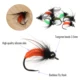 Vtwins Anzuelos de pesca con mosca de tungsteno para trucha Pupa Ninfa - imagen 3