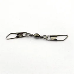 Conectores giratorios con rodamientos de bolas barril doble clip