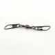Conectores giratorios con rodamientos de bolas barril doble clip