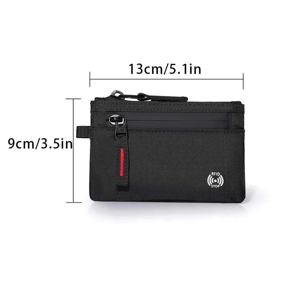 Cartera compacta con cierre