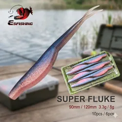 ESFISHING Super Fluke – Minnow senuelo blando 90-120mm