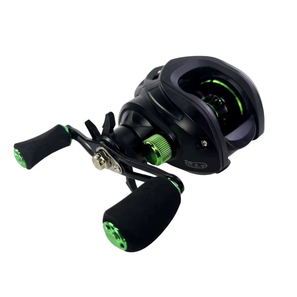 Carrete Baitcasting 7.2:1 – 18+1 Rodamientos, 8 kg Arrastre