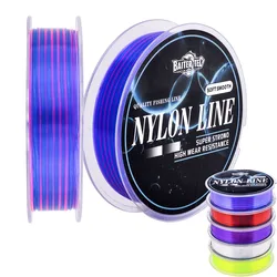Línea de pesca de nylon monofilamento transparente resistente para carpas marianas