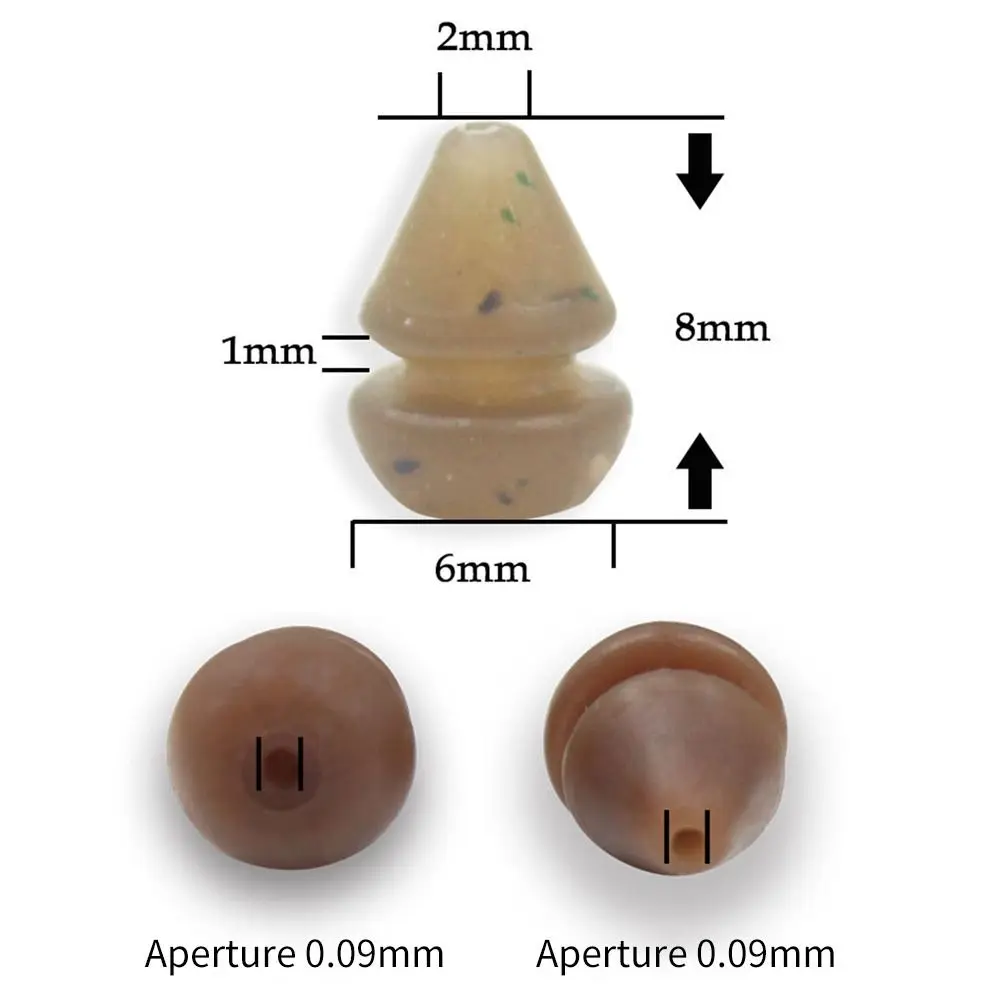Cuentas tope transparentes para Ronnie Rig
