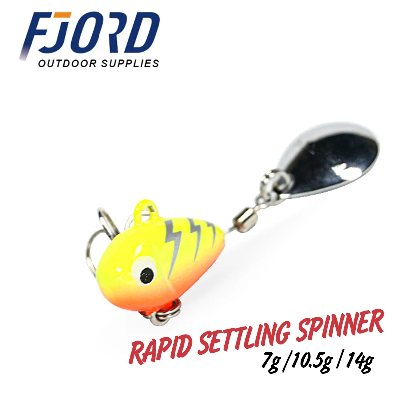 Spinner Metal VIB FJORD – Cuchara cola rápida para shore casting - imagen 2