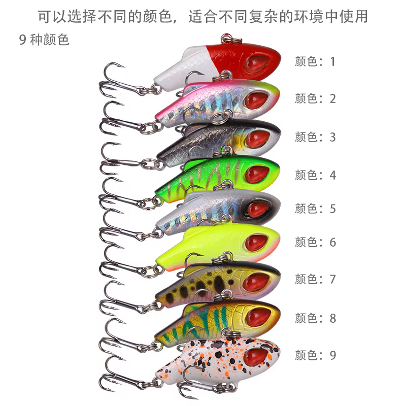 Mini Crankbait Invernal 3.5cm – Señuelo Duro de Hundimiento Rápido para Mar - imagen 5