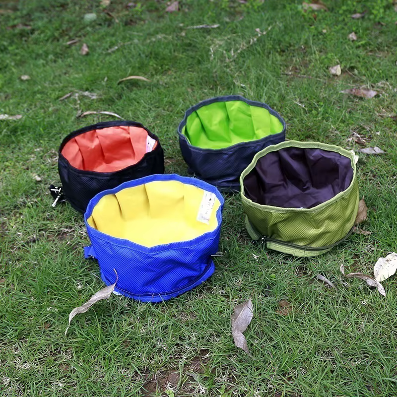 Cuenco plegable para perros - Agua y comida para viaje al aire libre - imagen 2