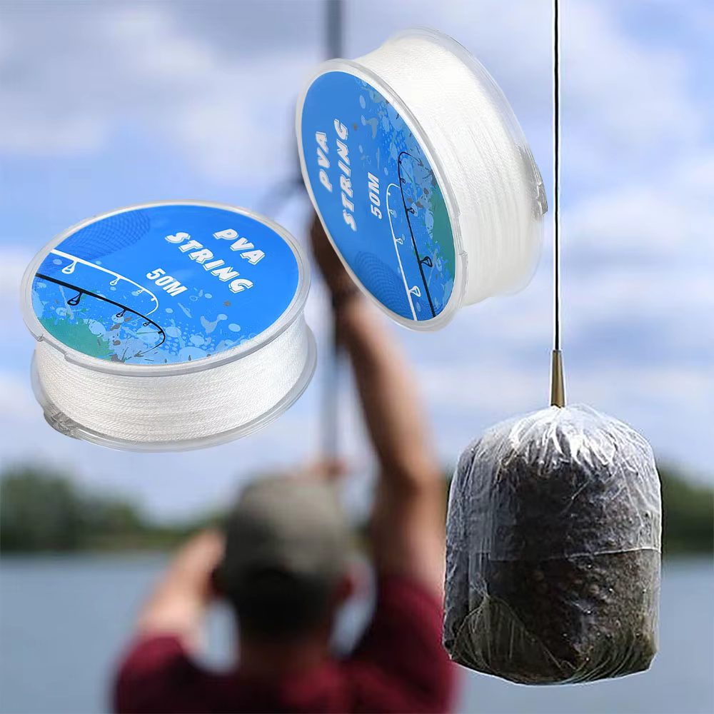 Cuerda PVA MNFT resistente para pesca carpa disuelve boilie y cebo - imagen 5