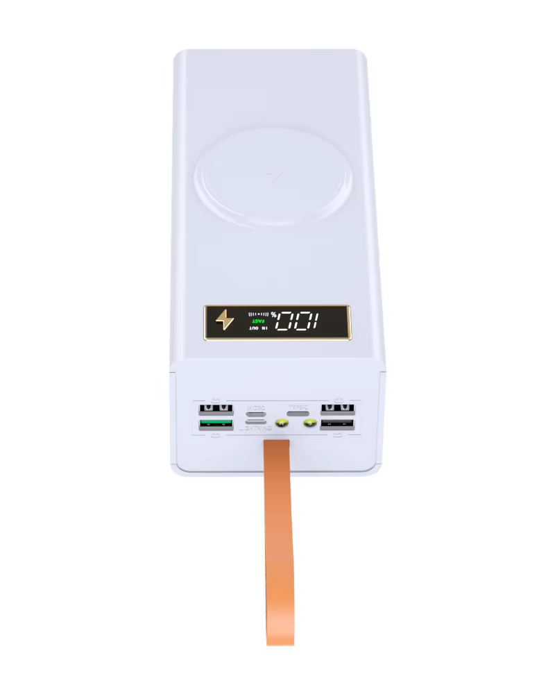 Carcasa Power Bank DIY 18650 con Carga Inalámbrica y Luz Camping - imagen 5