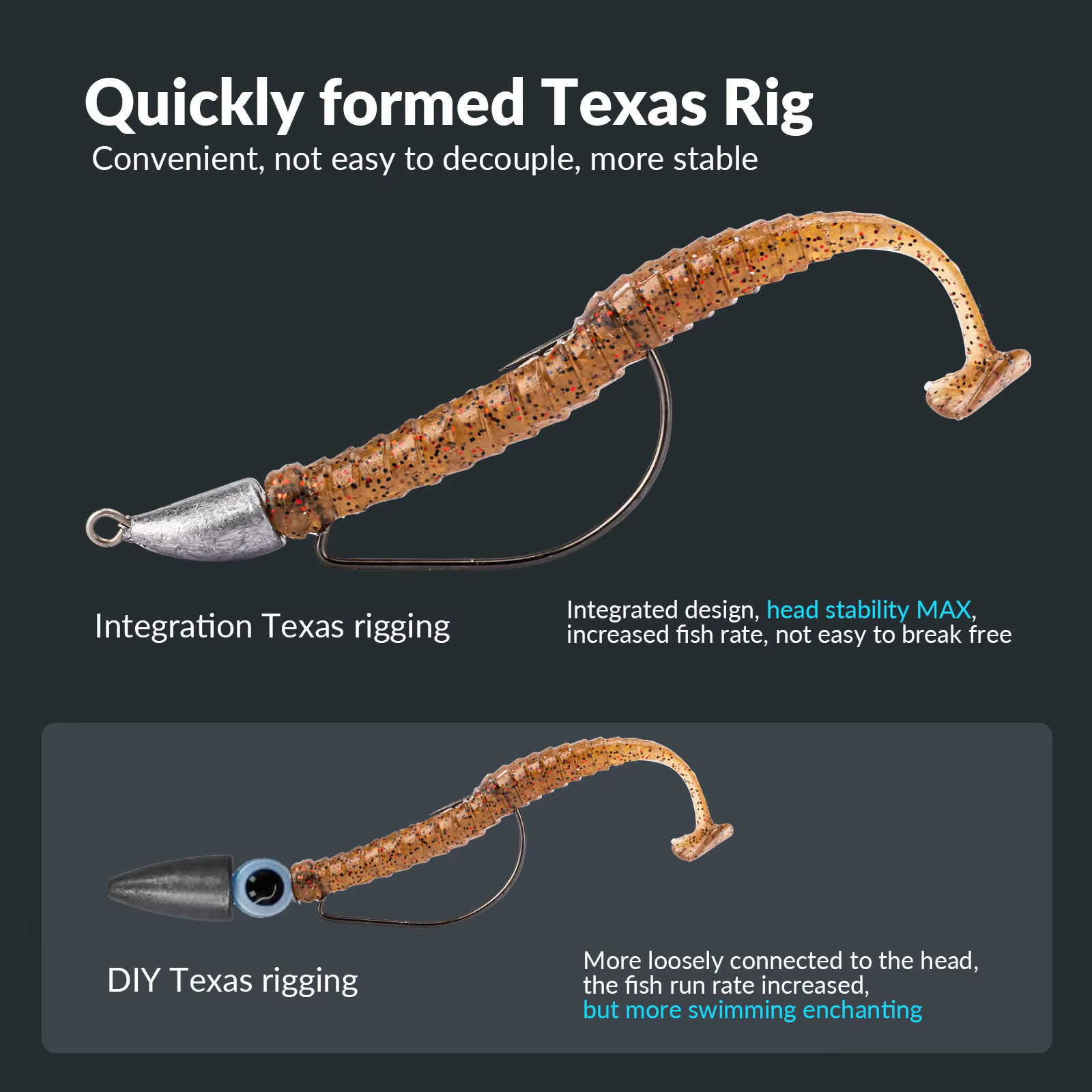 THKFISH Jig Head Manivela sin enredos para vinilo - imagen 2