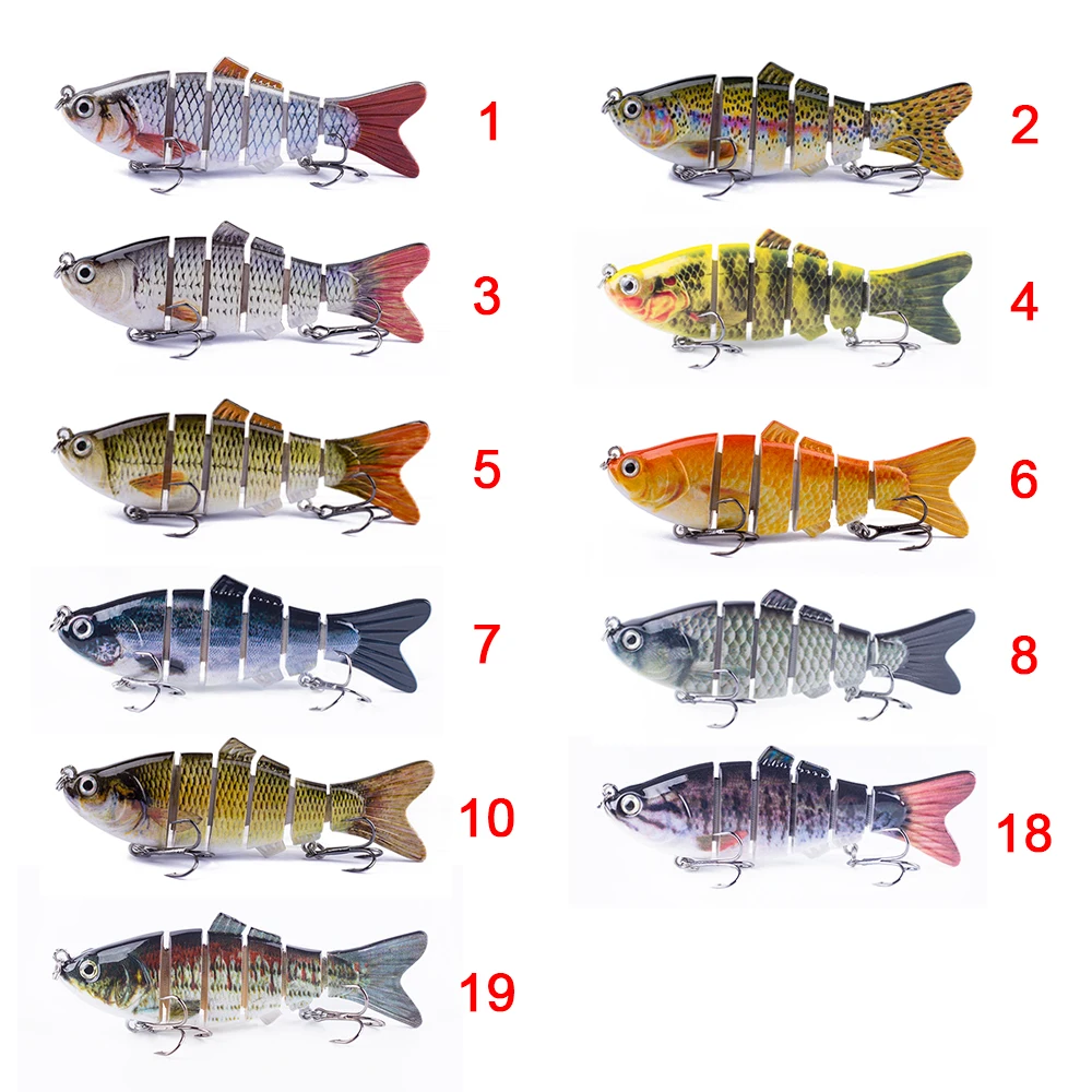 Hanlin Wobbler Multiarticulado Hundido – Swimbait 10cm 16,5g - imagen 4
