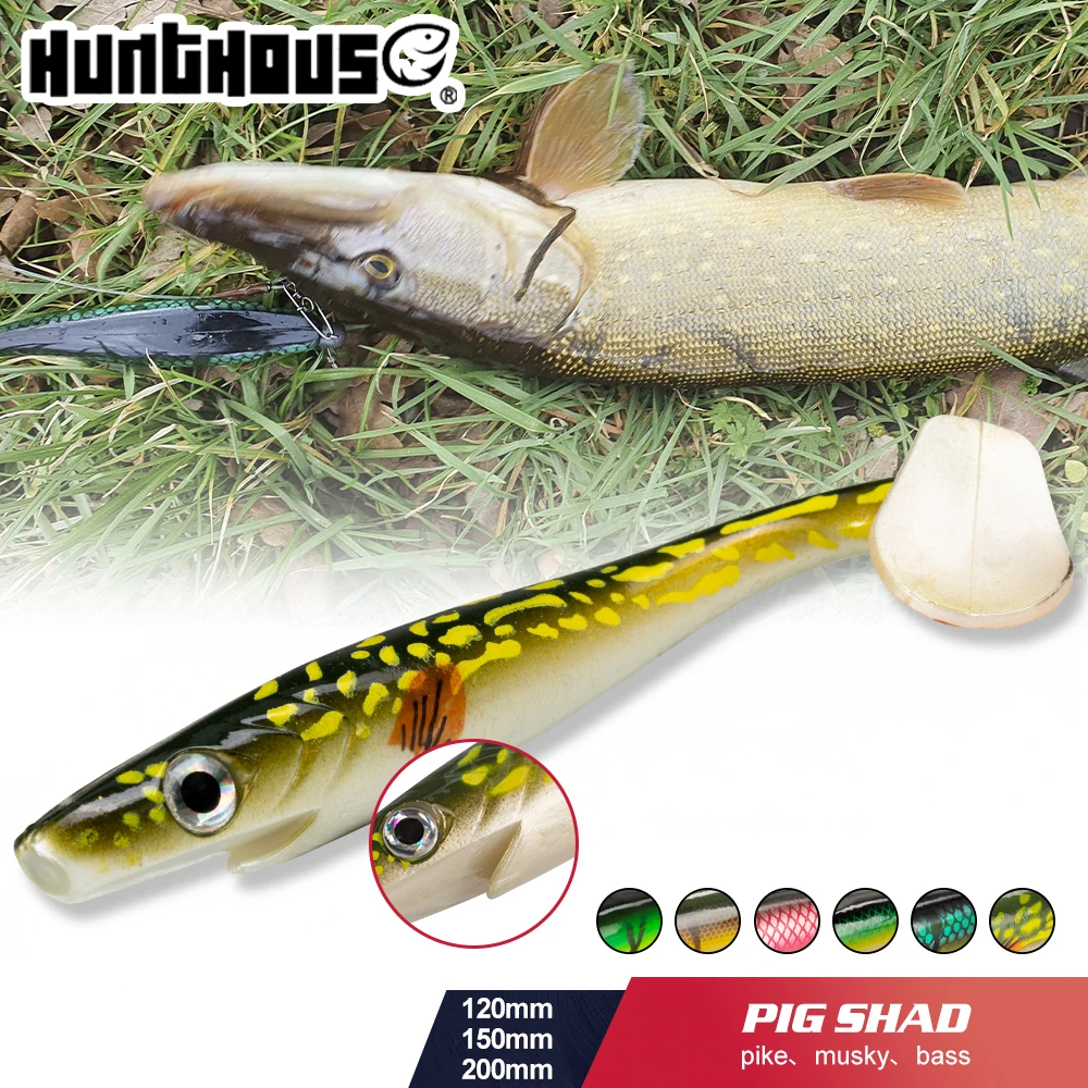 Hunthouse Pro Shad Señuelo para lubina – Acción realista - imagen 5