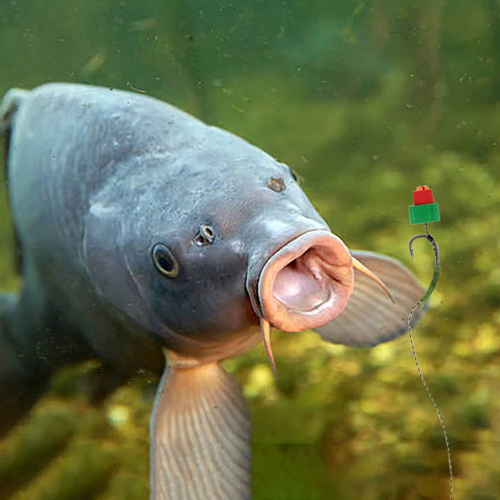 Boilies emergentes EVA para carpa – Cebo flotante maíz falso - imagen 5