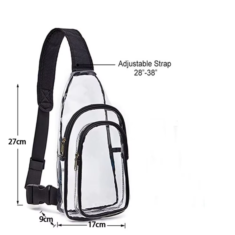 Bolsa Impermeable Transparente PVC Cruzada - imagen 4