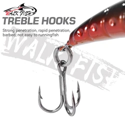 WALK FISH Minnow Señuelo flotante – Crankbait para carpa y lubina