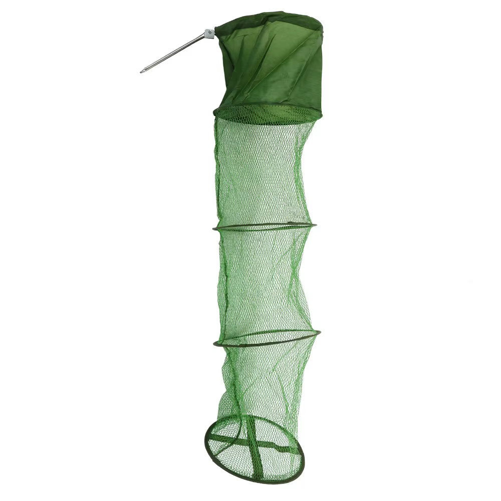 Cesta Plegable de Pesca 25-33cm Nylon con Marco Metálico - imagen 5