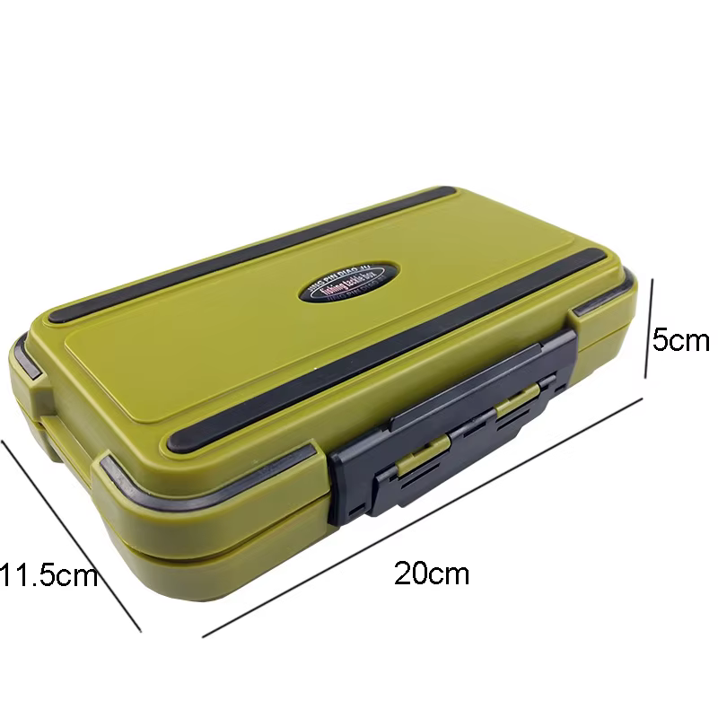 Caja de aparejos impermeable doble cara para pesca con mosca - imagen 5