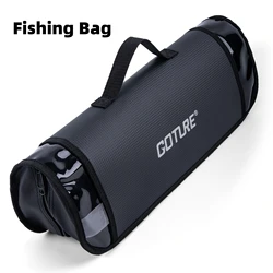 Estuche portátil para cañas Goture con almacenamiento para carrete y señuelos
