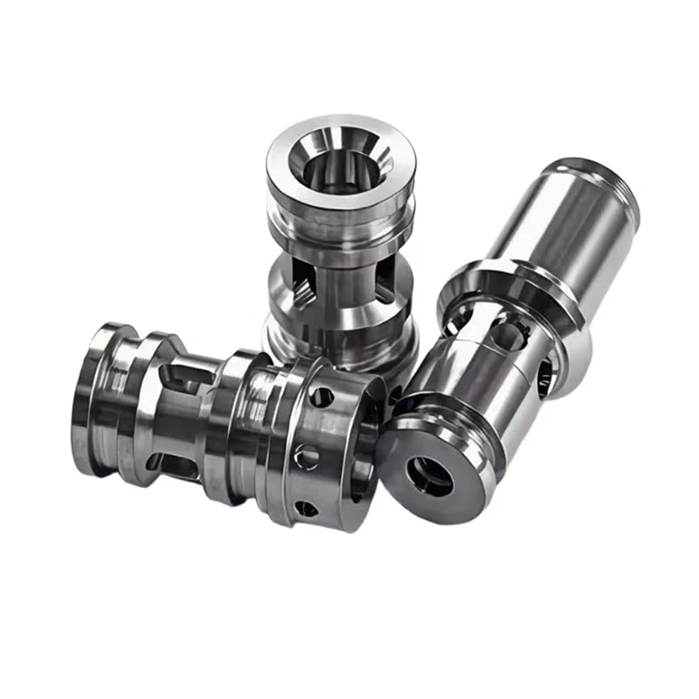 Casquillos de acero inoxidable mecanizados CNC de precisión a medida OEM - imagen 5