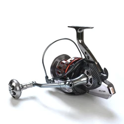 Carrete surfcasting Fishdrops Lanzamiento largo, cuerpo metálico