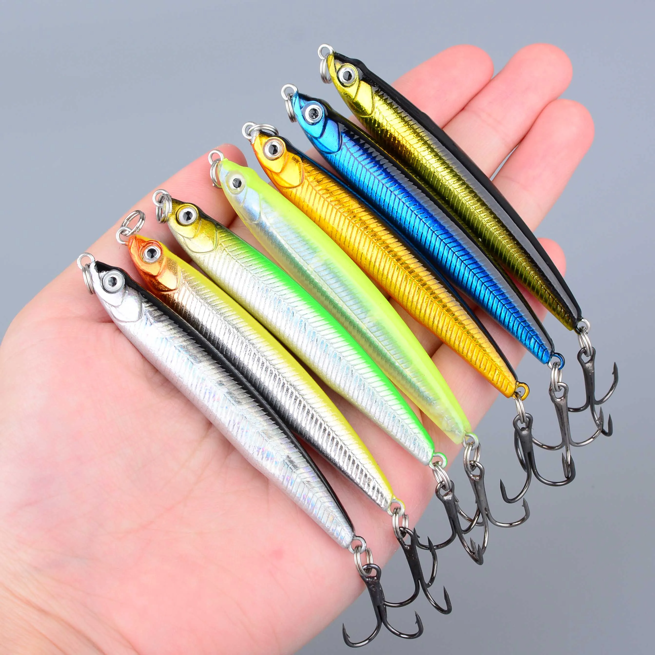 Señuelo Minnow de peso magnético profesional, cebo artificial - imagen 2