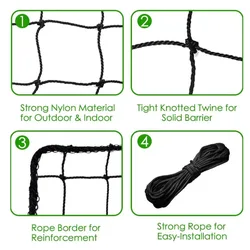 Red de Protección para Béisbol – Barrera de Entrenamiento PE 3x3m