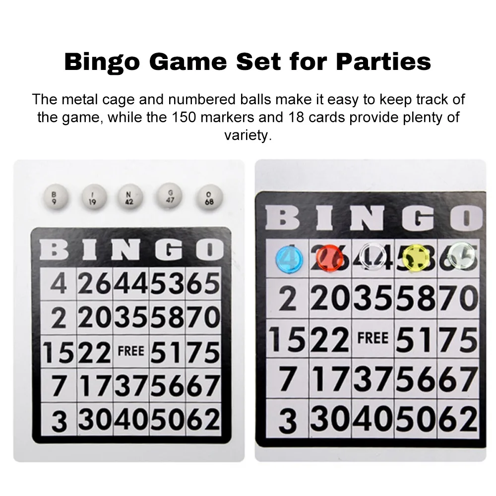 Máquina de bingo portátil con manivela y lotería de sorteo - imagen 3