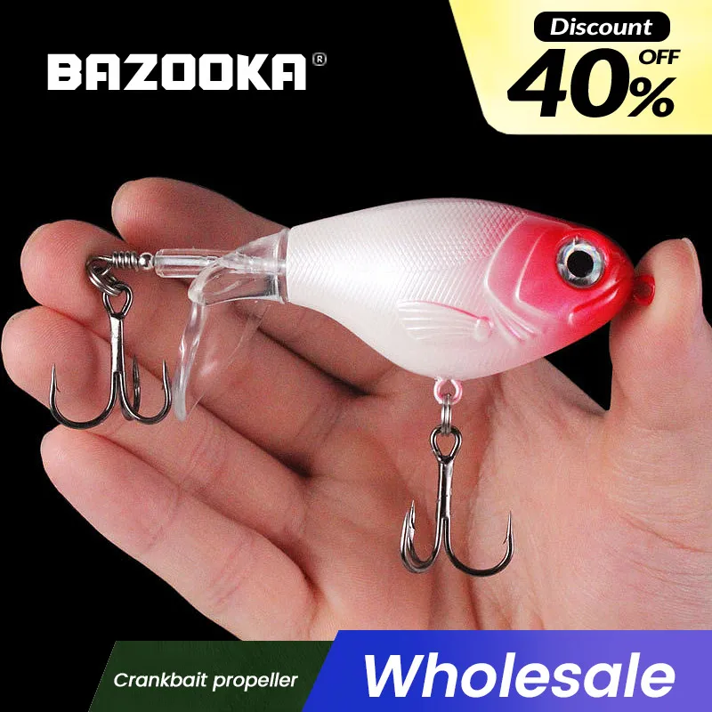 Crankbait flotante Bazooka para Lucio – Mini 90mm 16g - imagen 4