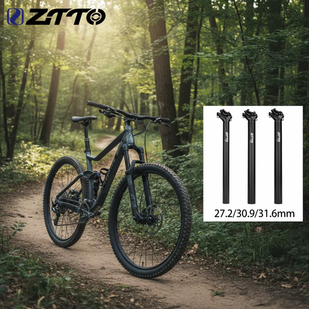 Tija de sillín ZTTO Universal de aluminio ultraligera MTB y carretera - imagen 3