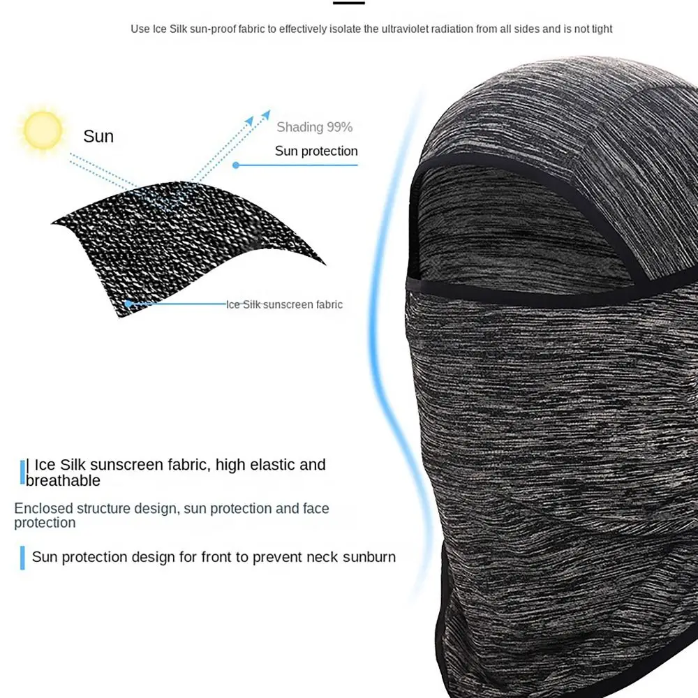 Máscara facial tipo full para ciclismo