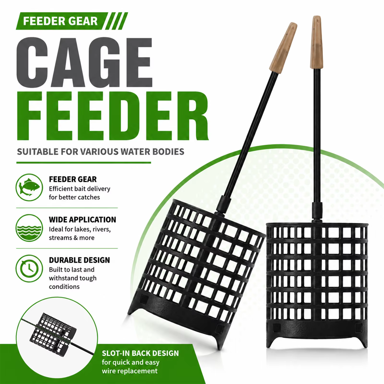 Tubo Feeder In-Line Largo para Carpas con Peso Ajustable - imagen 4
