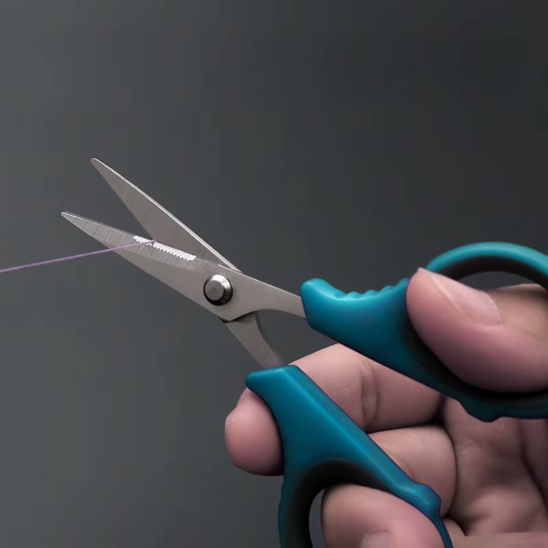 Tijeras de pesca multifunción con extractor de anzuelos de acero inoxidable - imagen 5