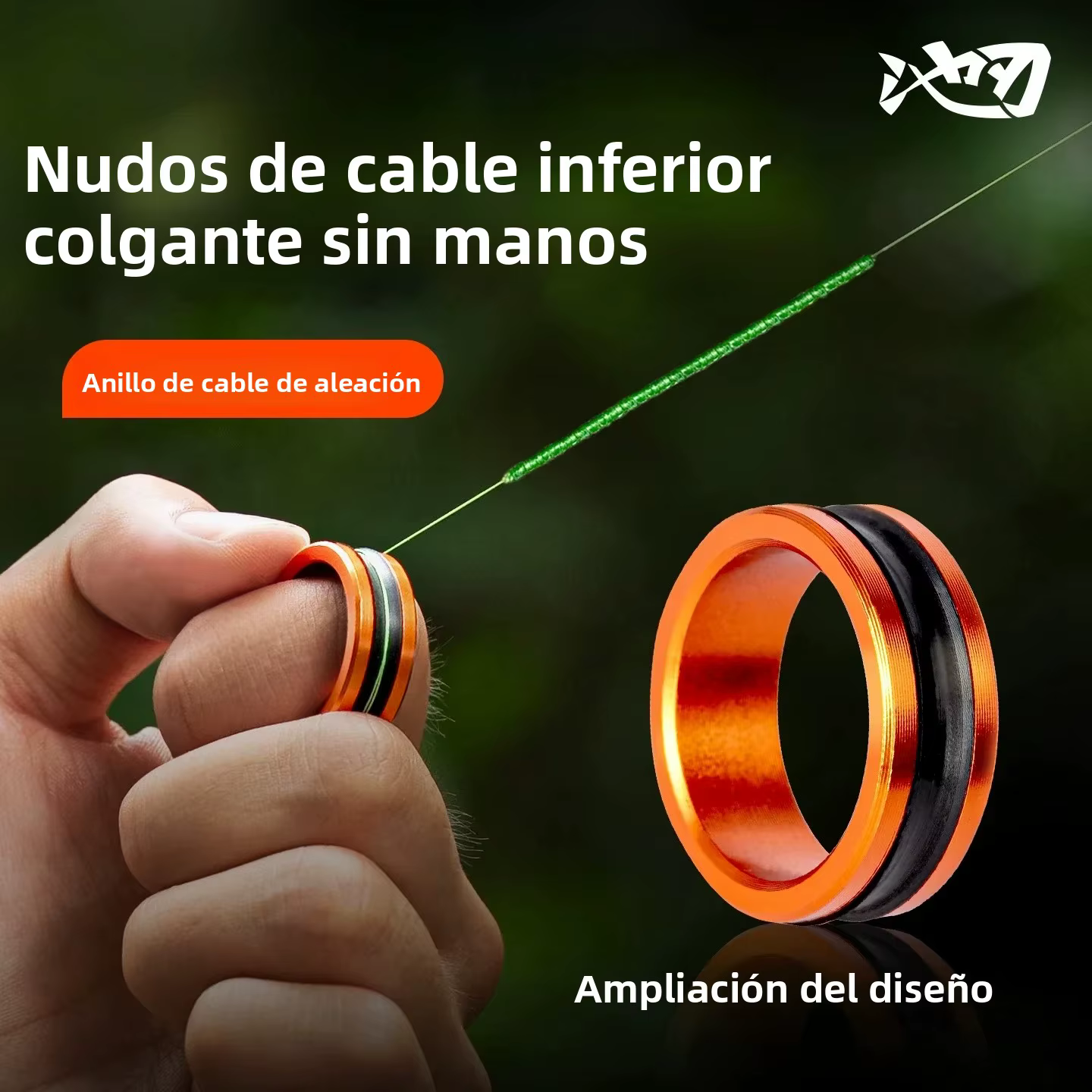 Anillo cortador de línea – Aleación antinudo para Leader