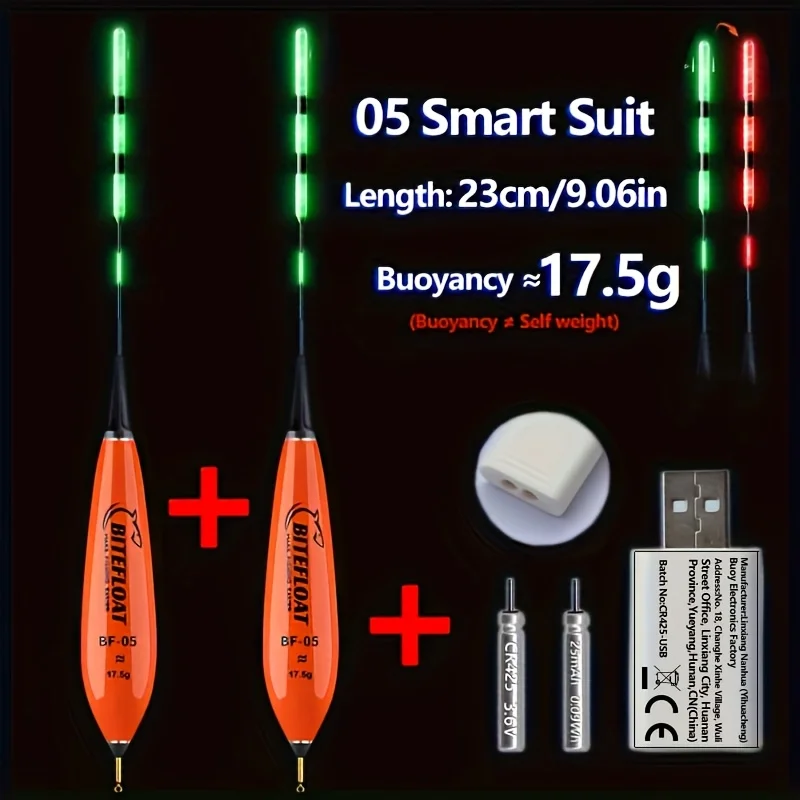 Baterías recargables y cargador del kit Bite Float