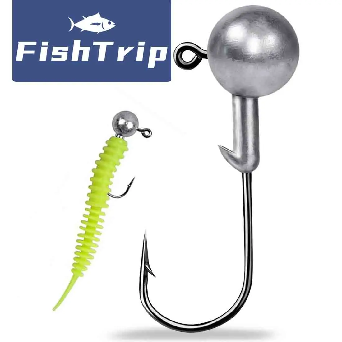 Anzuelo Jig Head FishTrip 1-28g – Para vinilo en agua dulce y salada